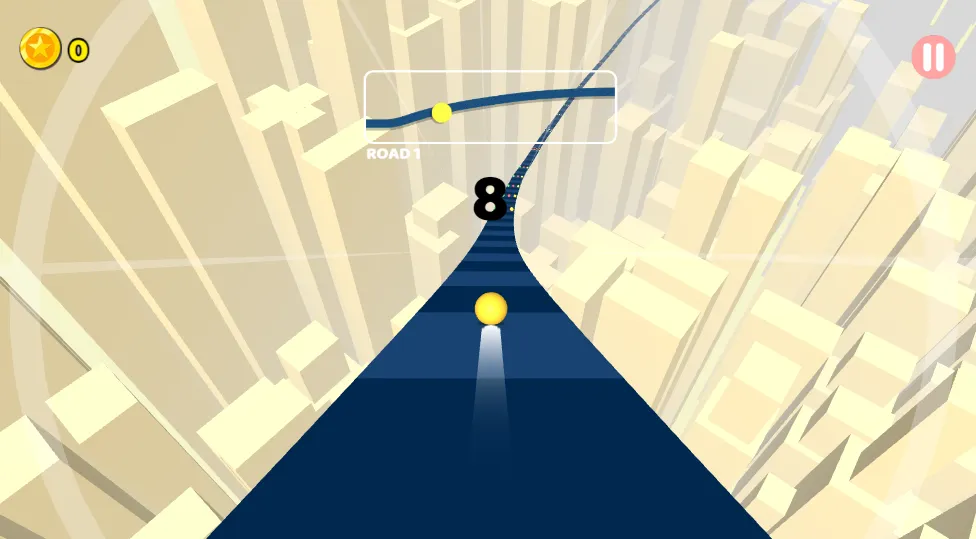 Color Road gameplay screenshot 3 showing 3D Games, Color Matching