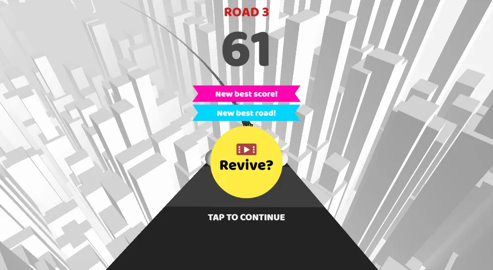Color Road gameplay screenshot 4 showing 3D Games, Color Matching