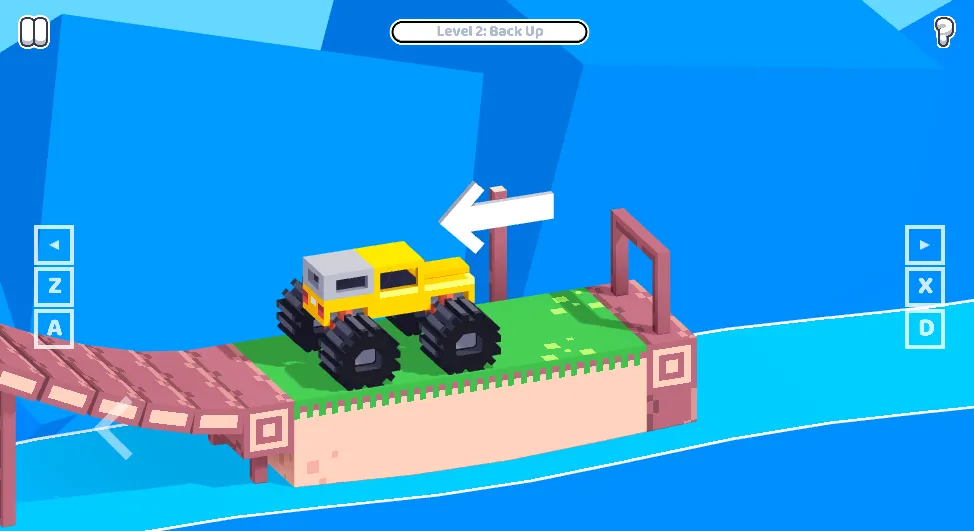 Drive Mad gameplay screenshot 1 showing car, driving