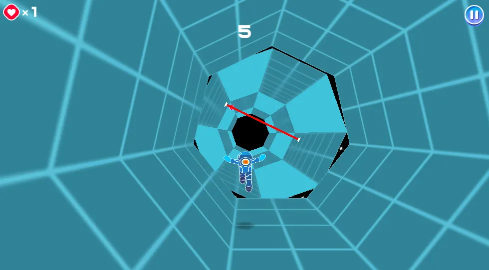 Electron Dash gameplay screenshot 3 showing skill, running