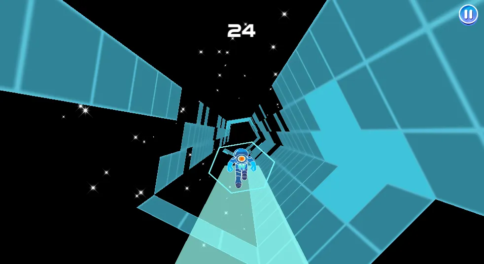 Electron Dash gameplay screenshot 5 showing skill, running