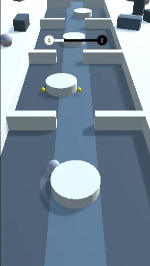 Falling Ball gameplay screenshot 2 showing Arcade, Avoiding