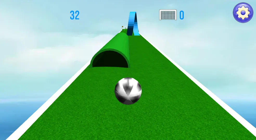 Slope Soccer gameplay screenshot 4 showing Sports, Football