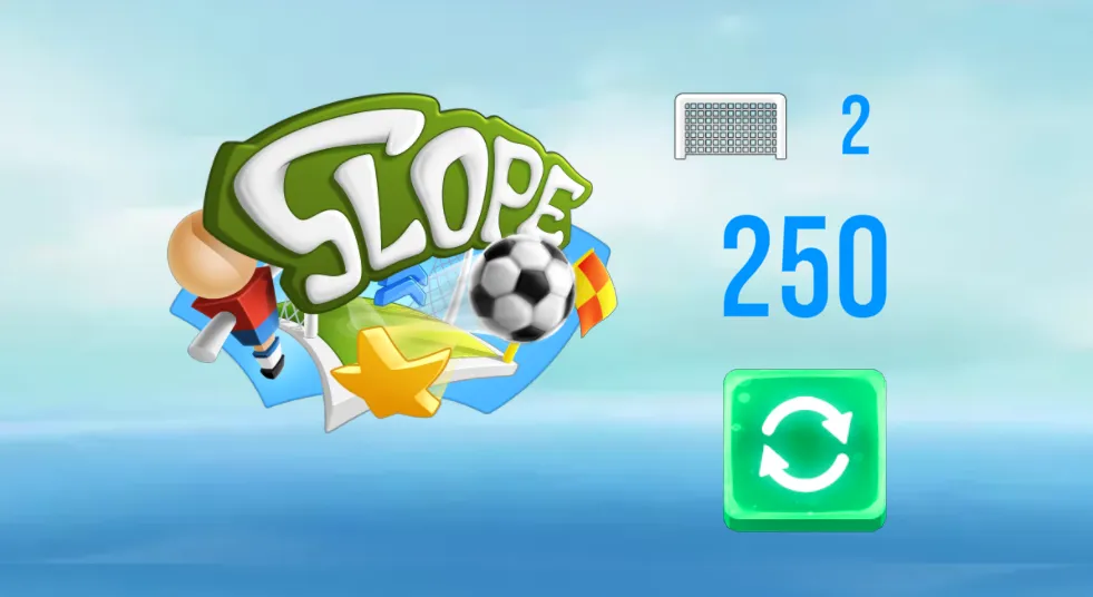 Slope Soccer gameplay screenshot 5 showing Sports, Football