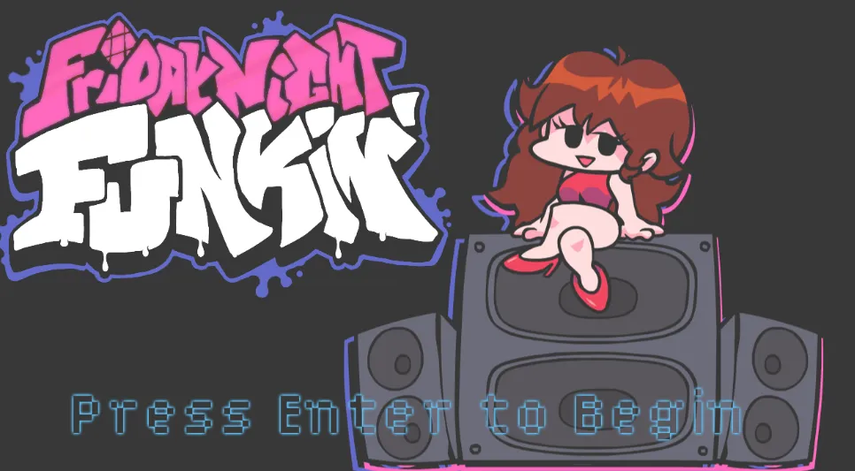 Friday Night Funkin gameplay screenshot 1 showing Rhythm, Music