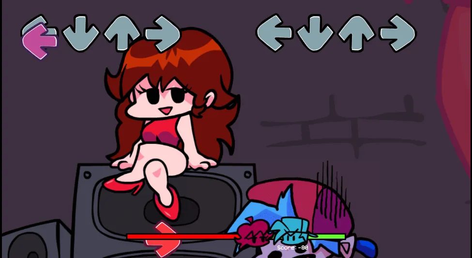 Friday Night Funkin gameplay screenshot 4 showing Rhythm, Music