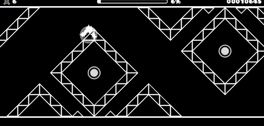 Geometry Arrow 2 gameplay screenshot 5 showing Geometry, Wave