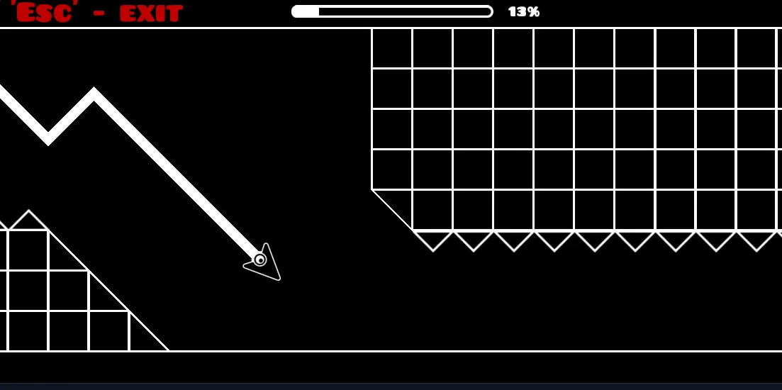 Geometry Arrow gameplay screenshot 5 showing geometry, wave mode