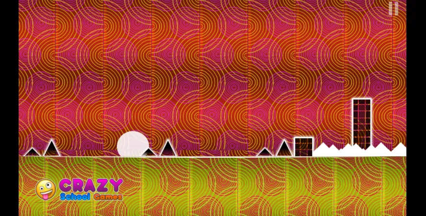Geometry Dash CraZy gameplay screenshot 2 showing geometry, dash