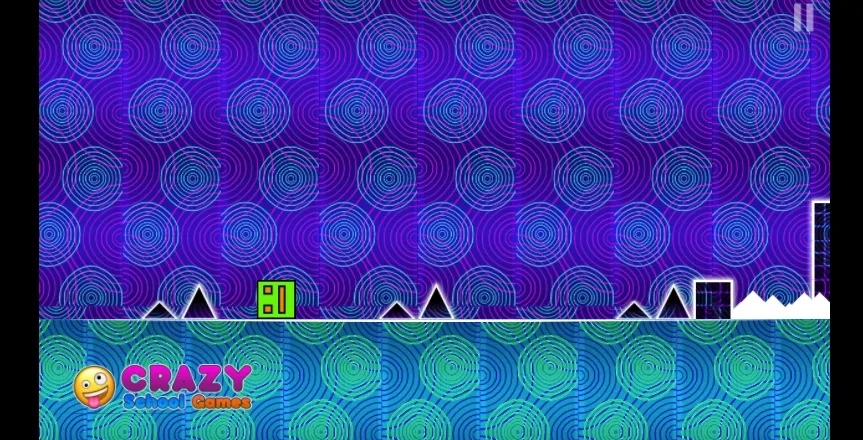 Geometry Dash CraZy gameplay screenshot 3 showing geometry, dash