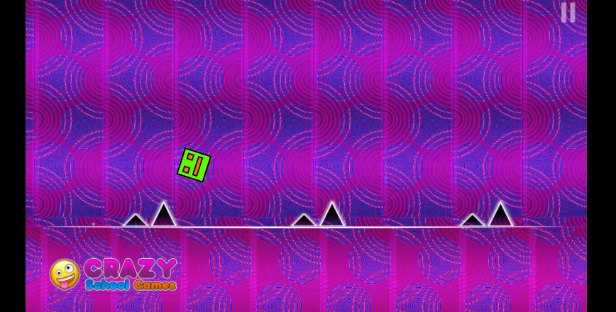 Geometry Dash CraZy gameplay screenshot 4 showing geometry, dash
