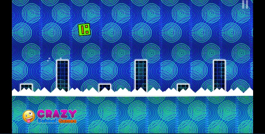 Geometry Dash CraZy gameplay screenshot 5 showing geometry, dash