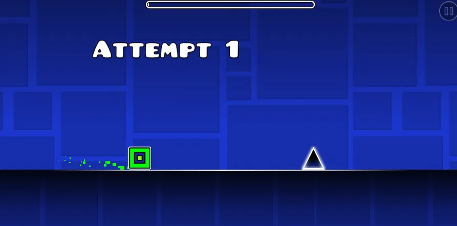 Geometry Dash Lite gameplay screenshot 2 showing geometry, dash