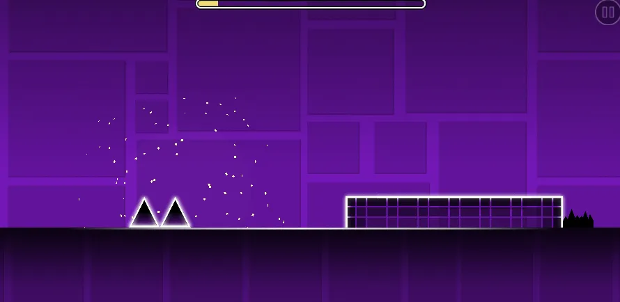 Geometry Dash Lite gameplay screenshot 4 showing geometry, dash