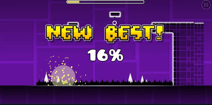 Geometry Dash Lite gameplay screenshot 5 showing geometry, dash