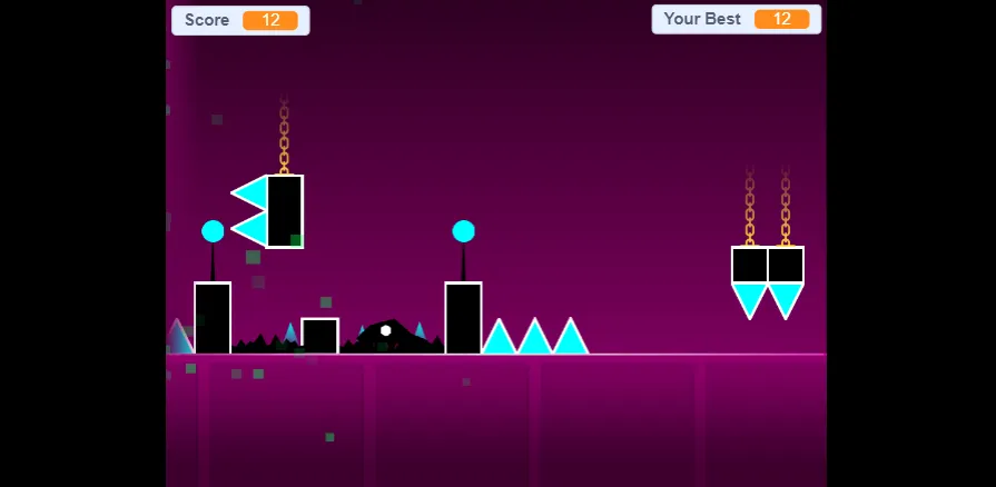 Geometry Dash SubZero gameplay screenshot 3 showing geometry, dash