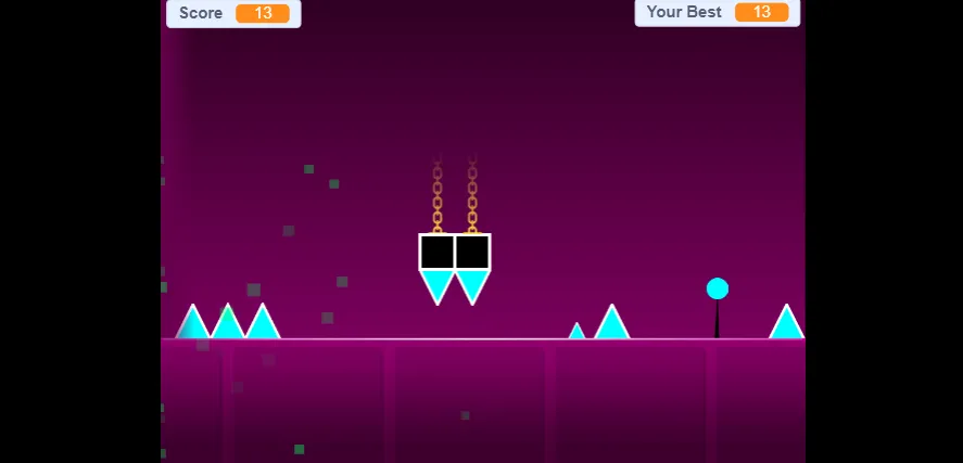 Geometry Dash SubZero gameplay screenshot 4 showing geometry, dash