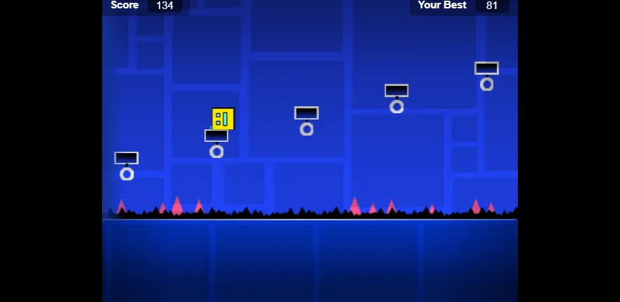 Geometry Dash gameplay screenshot 5 showing geometry, dash