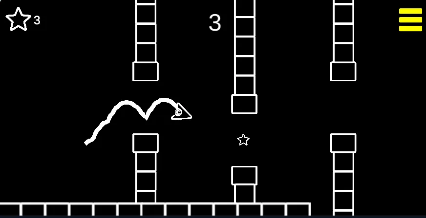 Geometry Flap gameplay screenshot 3 showing geometry, flap