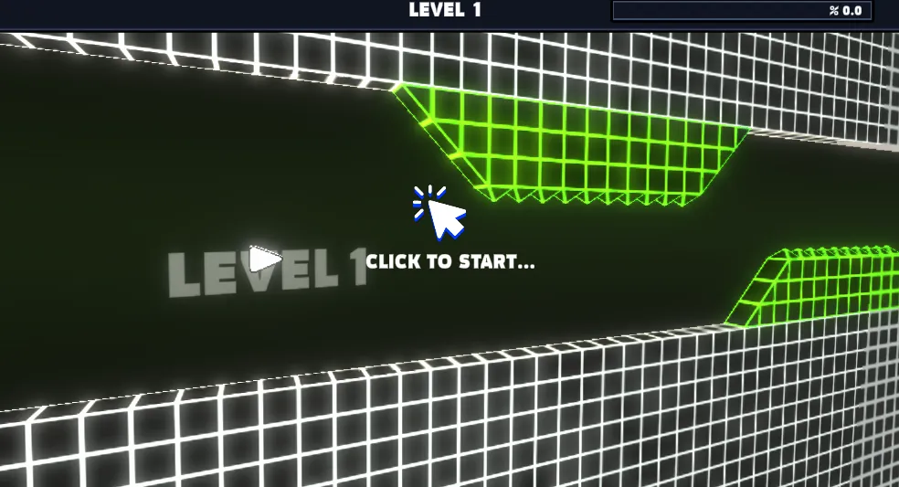 Geometry Vibes 3D gameplay screenshot 2 showing geometry, 3d