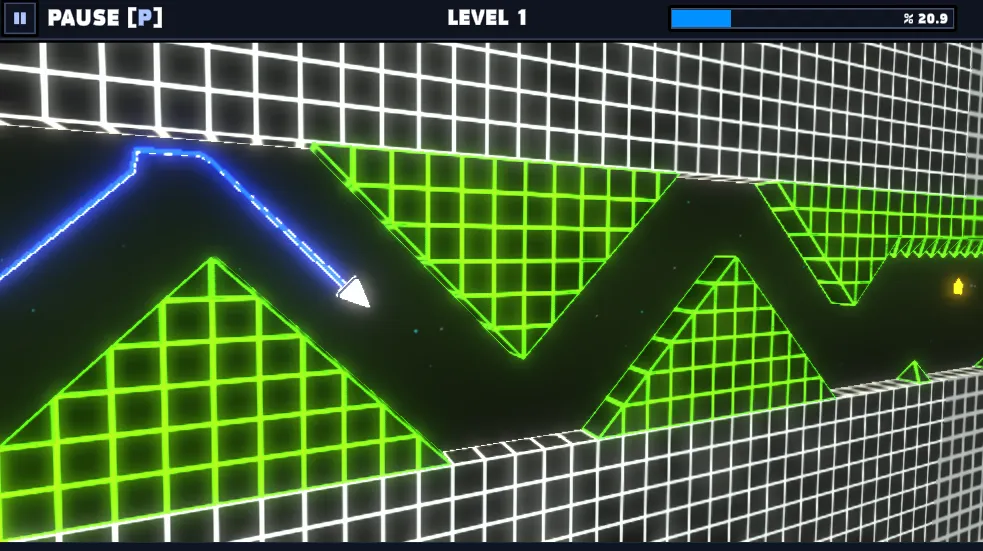 Geometry Vibes 3D gameplay screenshot 4 showing geometry, 3d