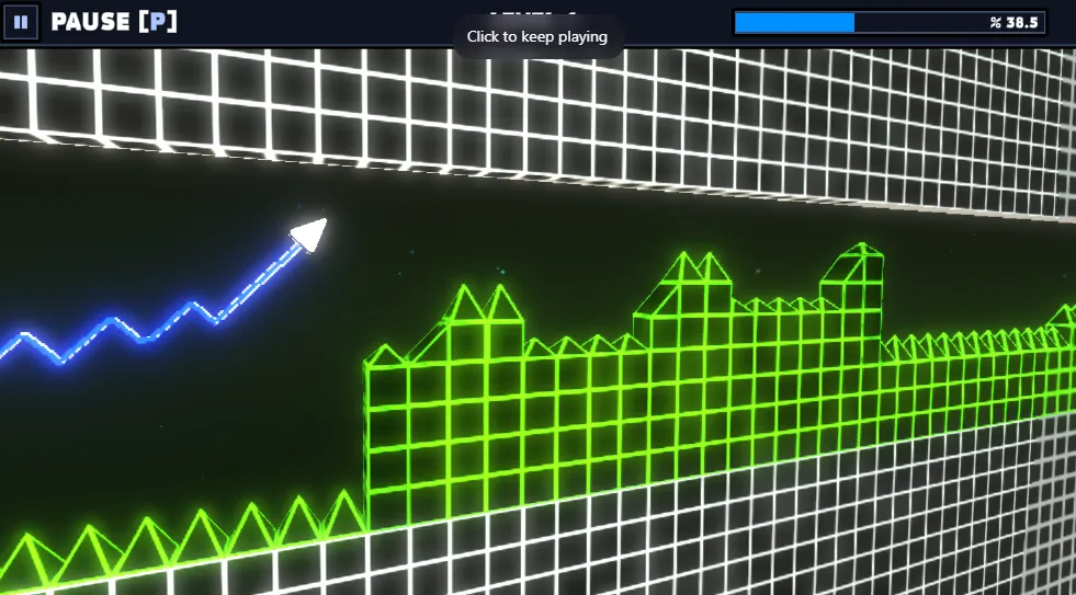 Geometry Vibes 3D gameplay screenshot 5 showing geometry, 3d
