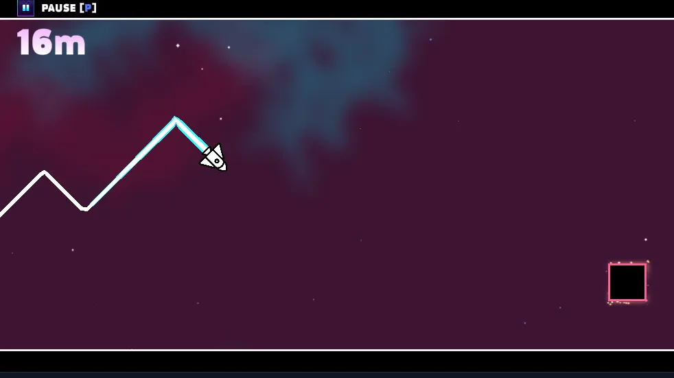 Geometry Vibes Monster gameplay screenshot 2 showing geometry, monster