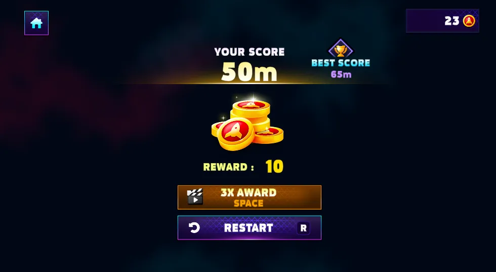 Geometry Vibes Monster gameplay screenshot 4 showing geometry, monster