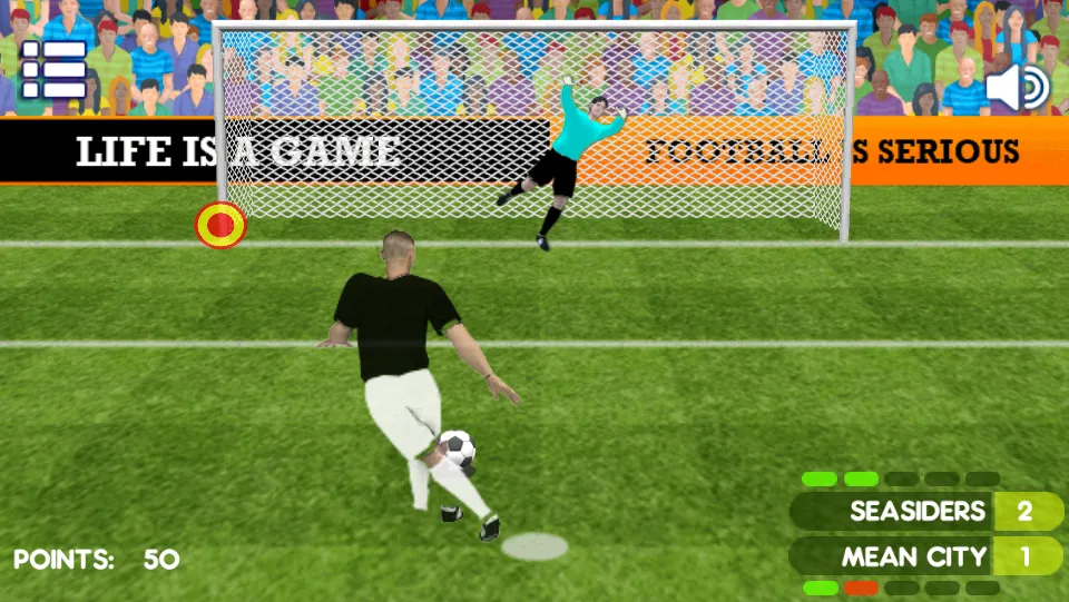 Penalty Shooters 2 gameplay screenshot 5 showing Football, Penalty
