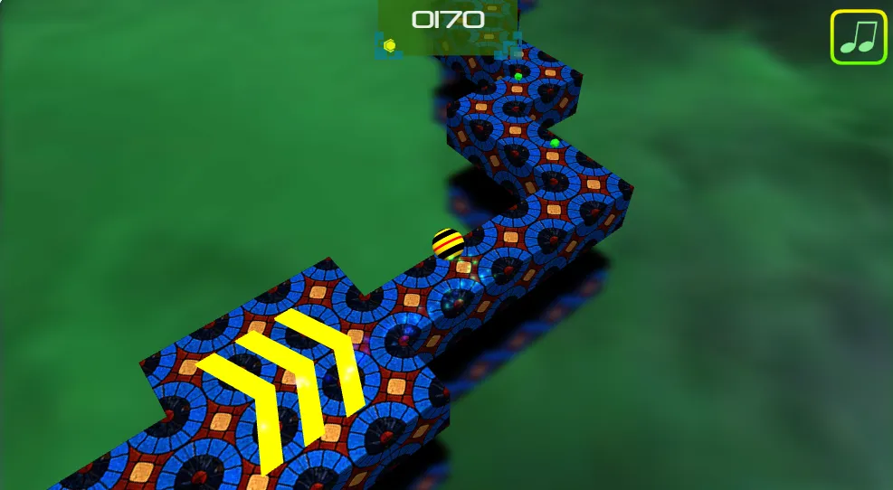 Rolling Ball 3D gameplay screenshot 5 showing Ball Rolling, 3D Games