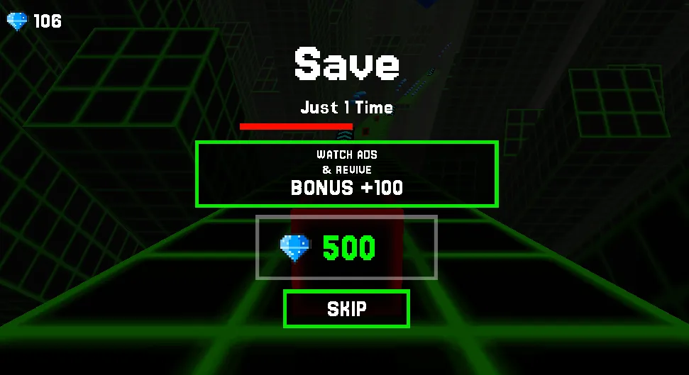 Slope 3D gameplay screenshot 4 showing 3D, Endless Runner
