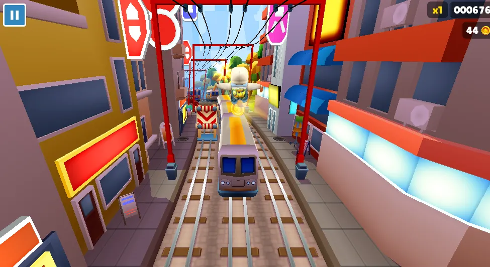 Subway Surfers New York gameplay screenshot 4 showing Subway Surfers, Endless Runner