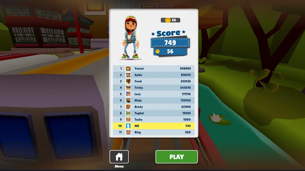 Subway Surfers New York gameplay screenshot 5 showing Subway Surfers, Endless Runner