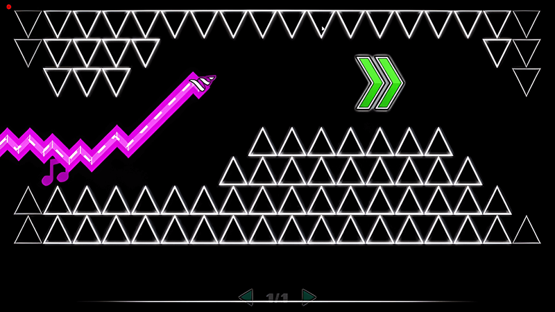 geometry arrow banner